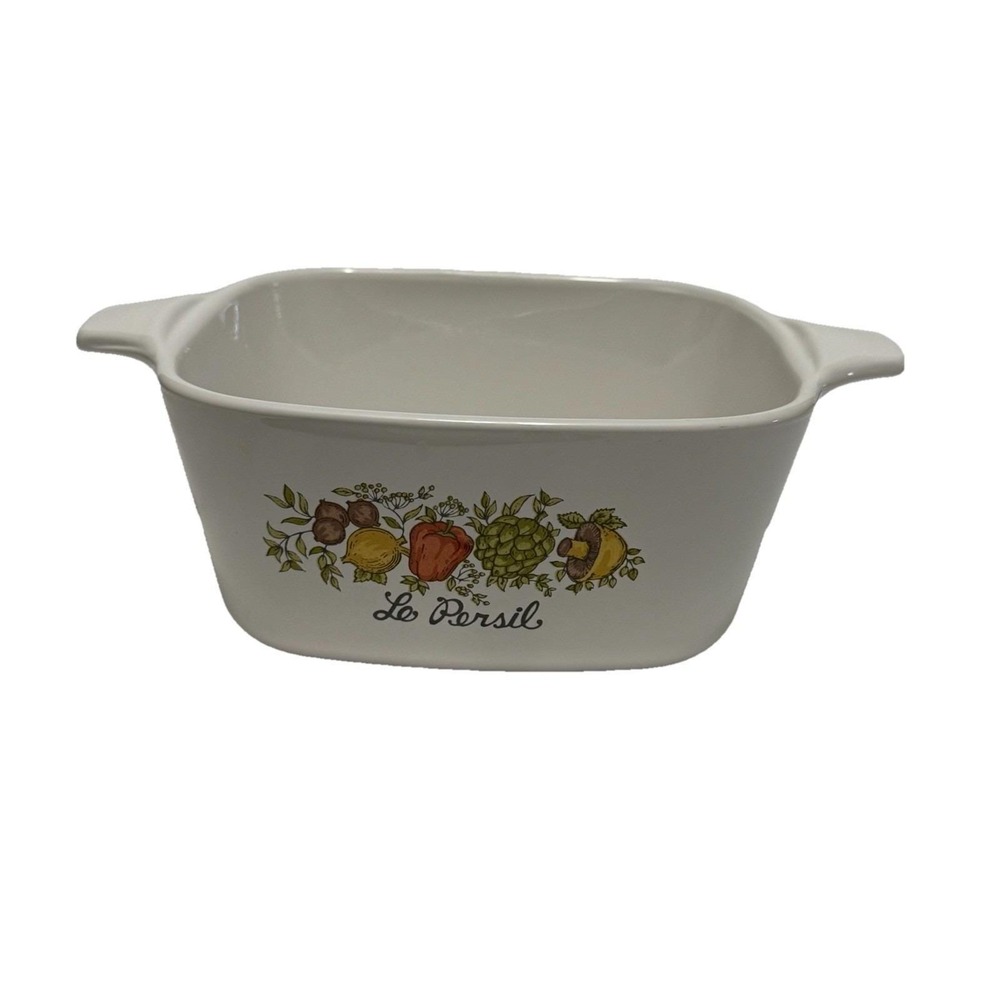Vintage Corning Ware Spice of‎ Life Le Persil P-43-B 700 ML Baking Dish